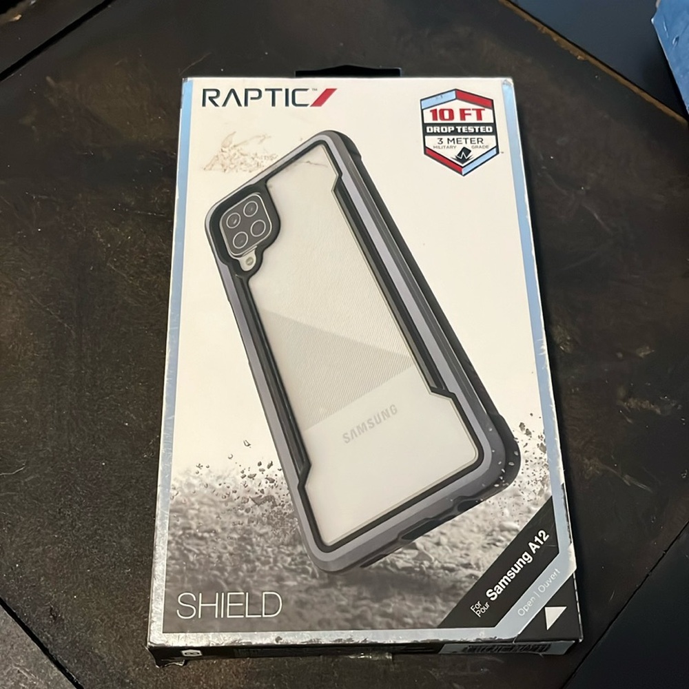 NIB Raptic phone case for Samsung A12 see pics great condition unopened